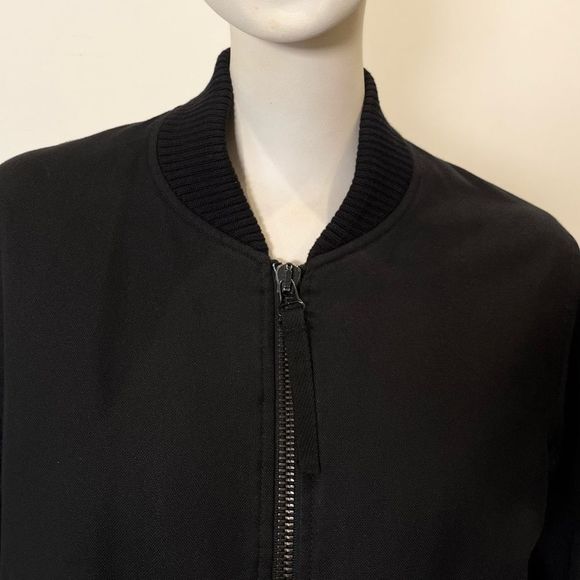 HELMUT LANG 2003 Re-Edition Black Bondage Strap Cotton Blend Bomber- Men’s M - Picture 5 of 10